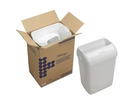 Kimberly-Clark: Корзина Аквариус 43л для мусора белая