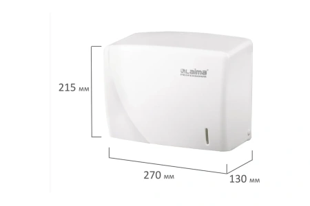 Диспенсеры: для полотенец V ЛАЙМА Professional Original пластик белый