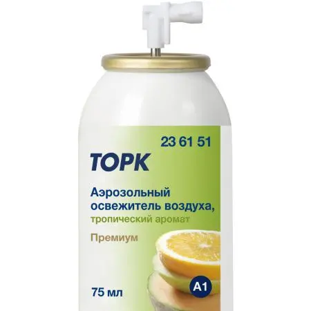 Tork: Освежитель воздуха A1 Premium 75мл тропический аэрозольный