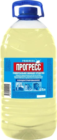 Фото №1 - Чистящее средство: ПРОГРЕСС 5л универсальный концентрат ПЭТ