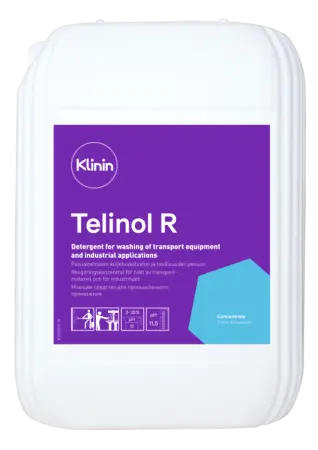 Klinin: Телинол 10л для удаления жиров на промышленных объектах