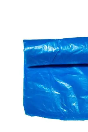 Мешки для мусора: 60л 60х70 ПНД с завязками VCLEAN Ultra/Clear Line синие /рул.=10 шт.