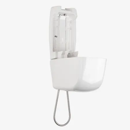 Кеман: Диспенсер локтевой А5 1000мл под картриджи с пенным и жидким дозированием белый