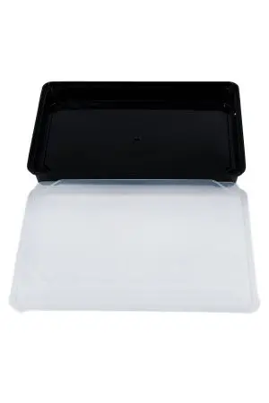 Одноразовая продукция: Контейнер для суши дно 156х47мм 1200мл черный /пач.=400 шт.