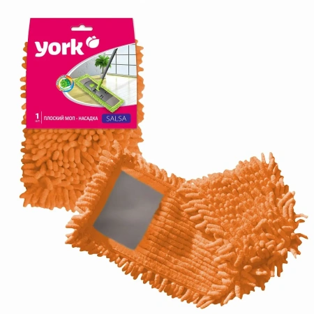 Хозяйственный инвентарь: МОП насадка на швабру YORK Сальса микрофибра "лапша"