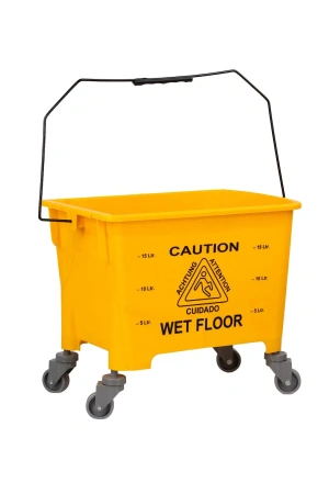 Вик: Ведро 20л для мытья окон на колесах пластик MRY