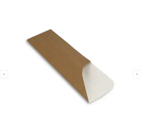 Одноразовая продукция: Пакет бумажный 180х60мм крафт ECO POCKET /пач.=50 шт.