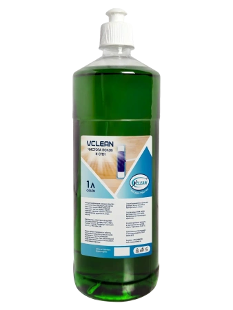 Чистящее средство: Vclean чистота полов и стен 1л пуш-пул