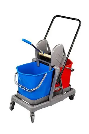 Фото №6 - Вик: Тележка 2х20л пластик с отжимом MRY