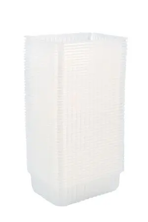 Одноразовая продукция: Контейнер пластиковый прямоугольный 750мл 179х132мм прозрачный ЮМТ /пач.=50 шт.