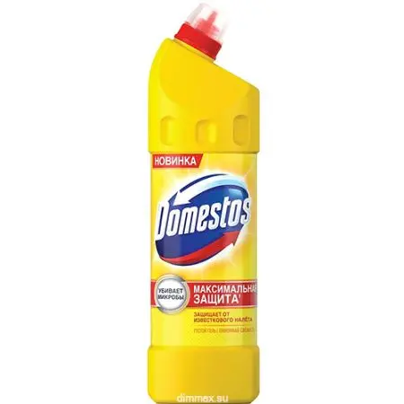 Фото №1 - Чистящее средство: ДОМЕСТОС 500 мл гель ЛИМОН