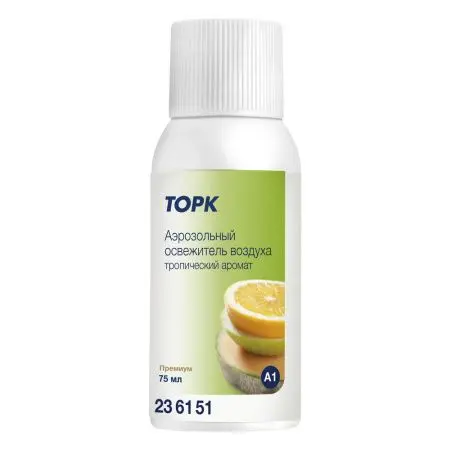 Tork: Освежитель воздуха A1 Premium 75мл тропический аэрозольный