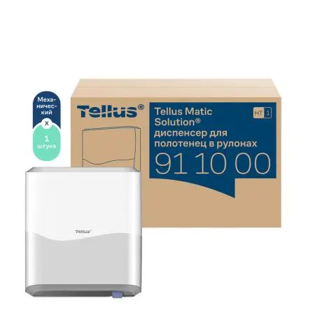 ТОРК: Tellus Диспенсер HT1 Matic Solution для рулонных полотенец белый