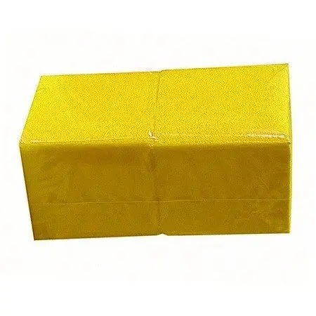 Бумажные салфетки: столовые 1сл 400листов 24х24 Big Pack ROSHY желтые