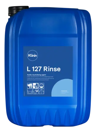 Klinin: Ринз L127 20л для нейтрализации остаточной щелочности белья