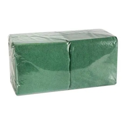 Бумажные салфетки: столовые 1сл 400листов 24х24 Big Pack ROSHY зеленые