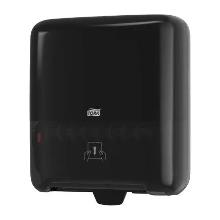 Tork: Диспенсер H1 Elevation Matic для рулонных полотенец черный