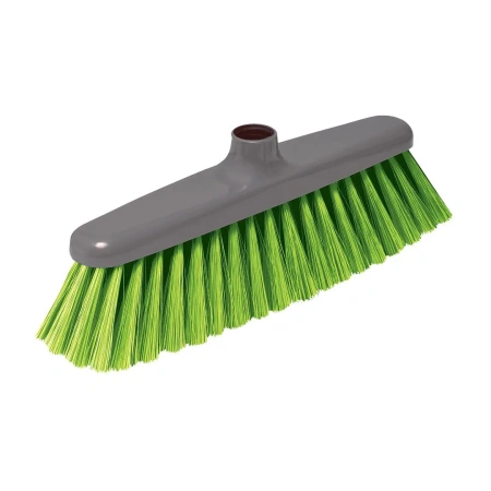 Хозяйственный инвентарь: Щетка 4-х рядная YORK Елизавета на пластиковой основе с резьбой в асс.