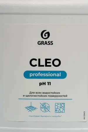 Grass: Клео 5л универсальное конц. щелочное ср-во с антибакт. эф.без хлора (с ЧАС)