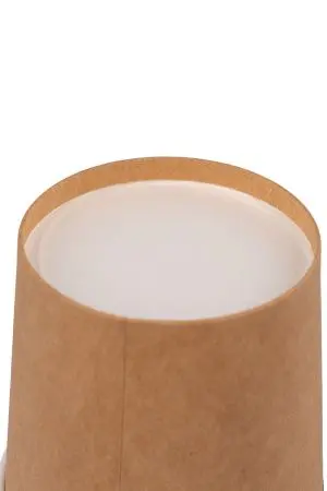 Одноразовая продукция: Контейнер бумажный круглый 350мл d=95мм крафт /пач.=60 шт.