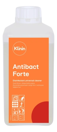 Klinin: Антибакт Форте 1л для поверхностей дезинфицирующее на основе ЧАС