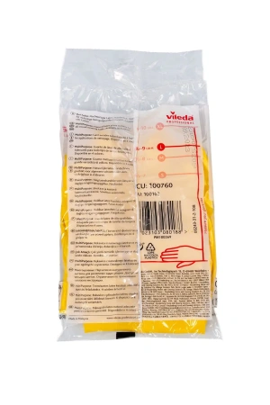 Vileda: Перчатки многоцелевые L желтый резиновые