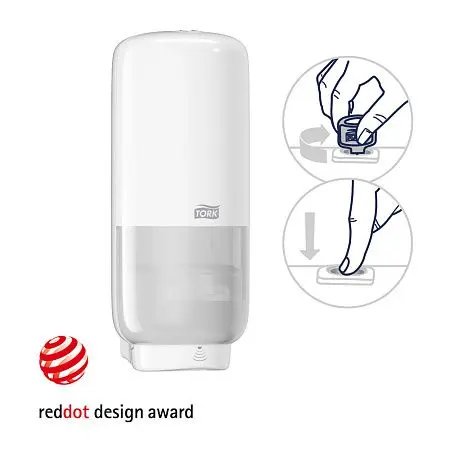 Фото №6 - Tork: Диспенсер S4 Elevation 1л для пенного мыла белый сенсорный