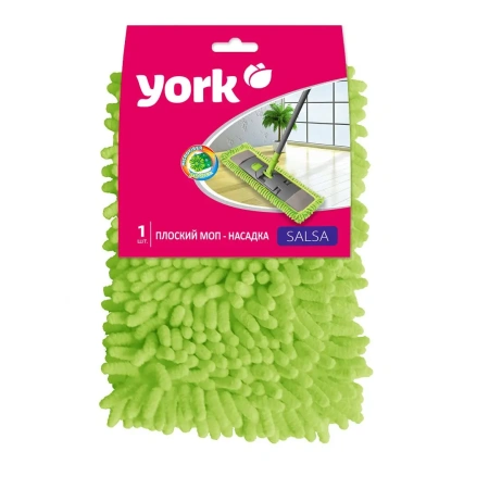Хозяйственный инвентарь: МОП насадка на швабру YORK Сальса микрофибра "лапша"