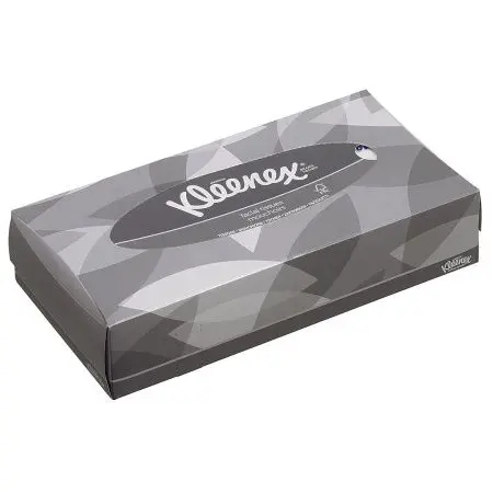 Kimberly-Clark: Салфетки Клинекс 2сл 100л для лица белые