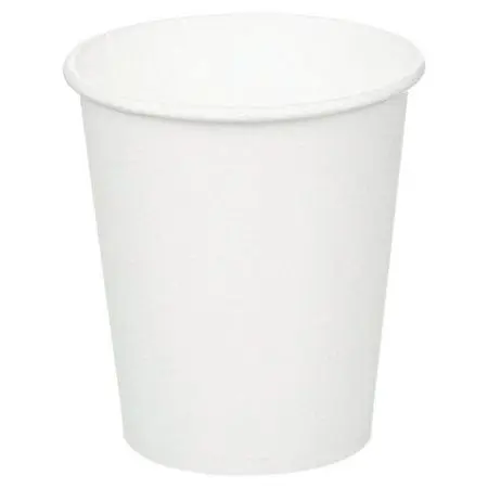 Фото №1 - Одноразовая продукция: Стакан бумажный 1сл 250мл белый Скандипакк /пач.=50 шт.