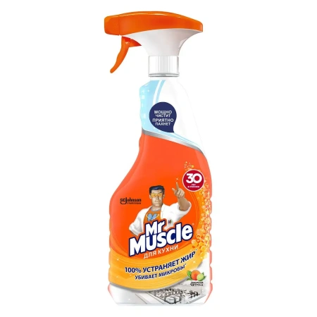 Чистящее средство: МИСТЕР МУСКУЛ 500мл для кухни (триггер)