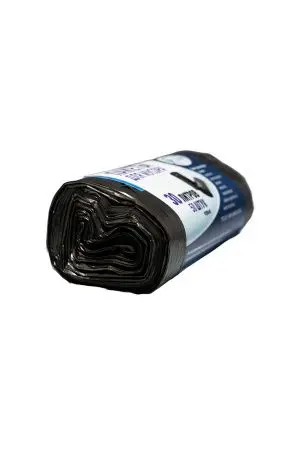 Мешки для мусора: 30л 50х60 ПНД 7мкм VCLEAN черные /рул.=50 шт.