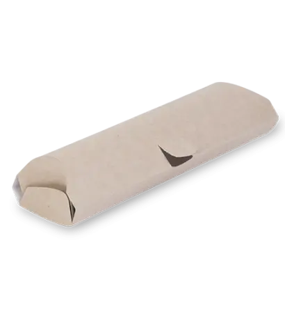 Одноразовая продукция: Упаковка бумажная для роллов 200х70х55 крафт OSQ PILLOW L STANDART /пач.=50 шт.