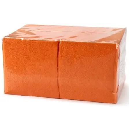 Бумажные салфетки: столовые 1сл 400листов 24х24 Big Pack ROSHY оранжевые