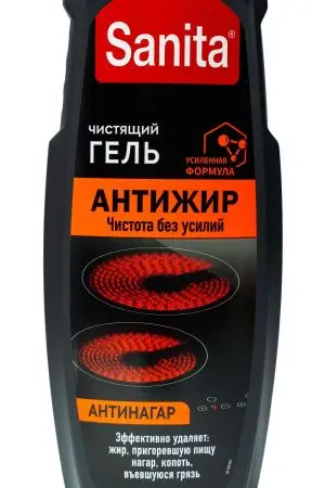 Чистящее средство: САНИТА Гель 500г АНТИЖИР для плит
