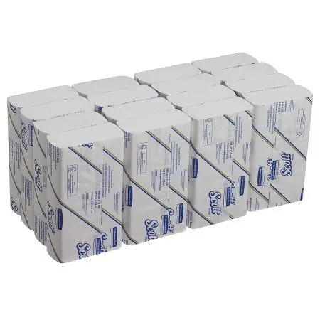 Kimberly-Clark: Полотенца бумажные Скотт Слимфолд 1сл 147л 29,5х19,0см белые
