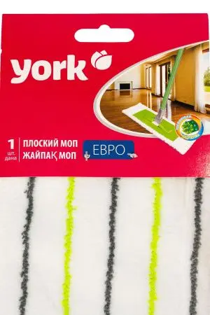 Хозяйственный инвентарь: Швабра YORK Евро МОП с черенком 120 см