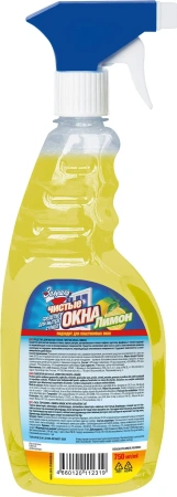 Чистящее средство: ЗОЛУШКА 750мл для стекол Лимон (триггер)