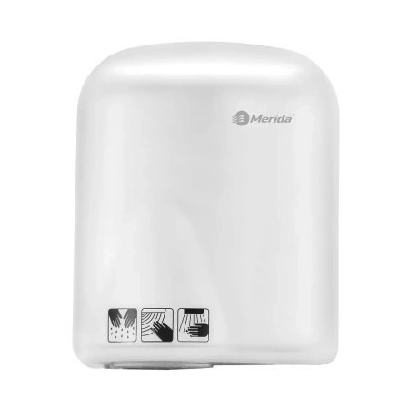 МЕРИДА: Сушилка для рук ECOFLOW PLUS 1580Вт 20м/с СЕНСОРНАЯ пластик белый
