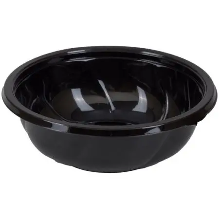 Одноразовая продукция: Тарелка под запайку 192х60 пластиковая черная ПР-СК /пач.=180 шт.