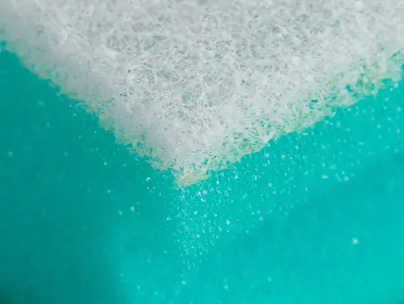 Vileda: Губка 7х15см мягкая (бел.абразив) зеленый