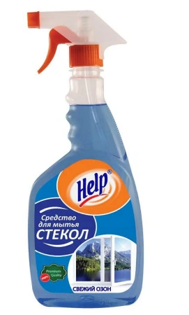 Чистящее средство: ХЭЛП 750мл для стекол (триггер)