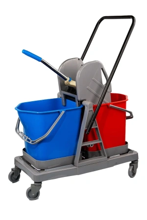 Вик: Тележка 2х20л пластик с отжимом MRY